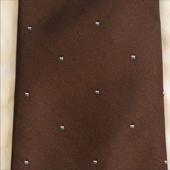 Christian Dior Vintage Tie Brown - Picture 4 of 6